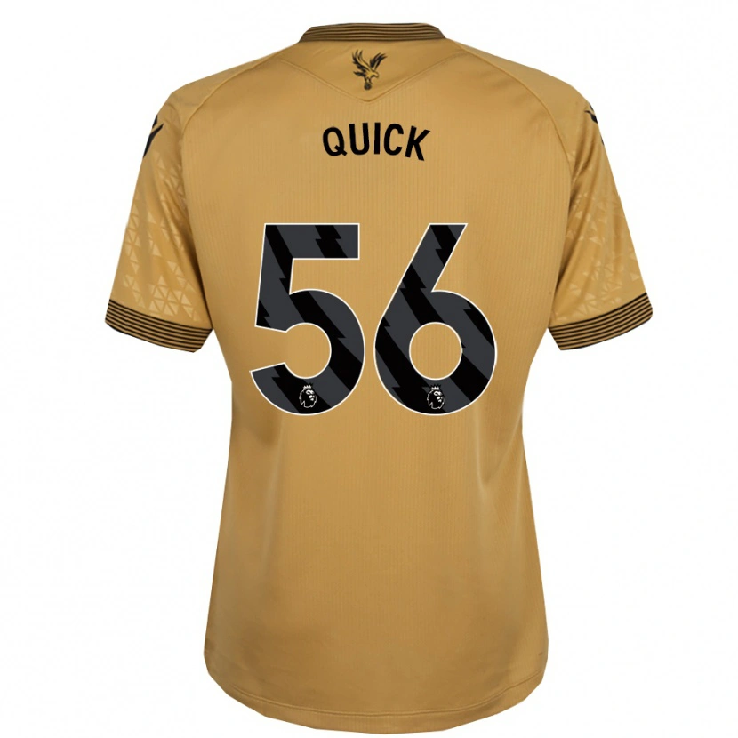 Danxen Damen Daniel Quick #56 Gold Schwarz Auswärtstrikot Trikot 2025/26 T-Shirt