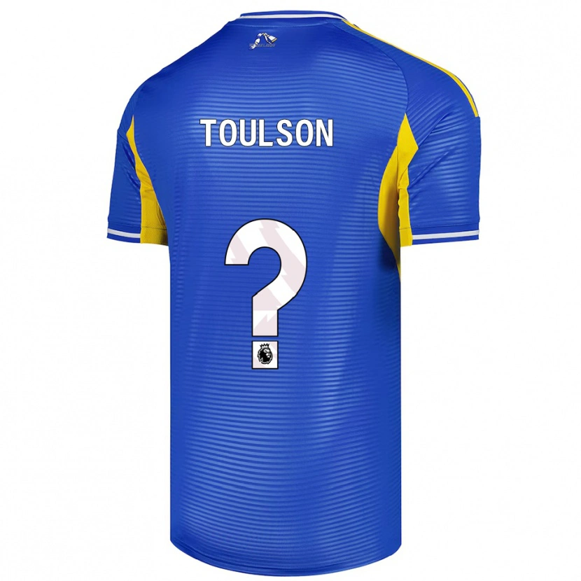 Danxen Damen Daniel Toulson #0 Blau Gelb Auswärtstrikot Trikot 2025/26 T-Shirt