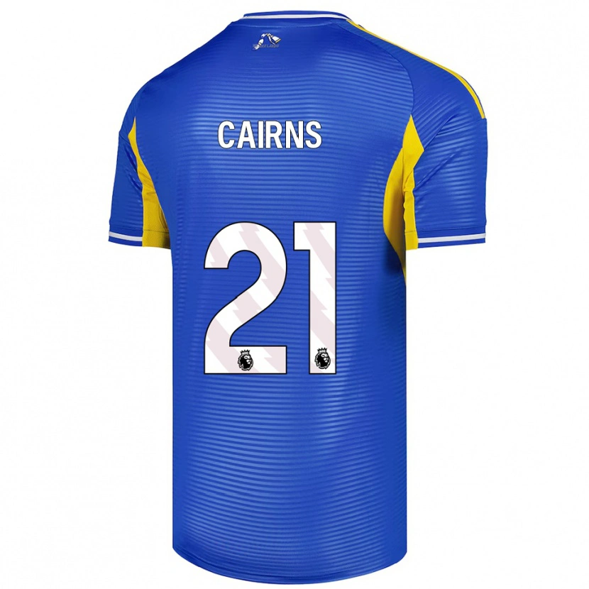 Danxen Damen Alex Cairns #21 Blau Gelb Auswärtstrikot Trikot 2025/26 T-Shirt