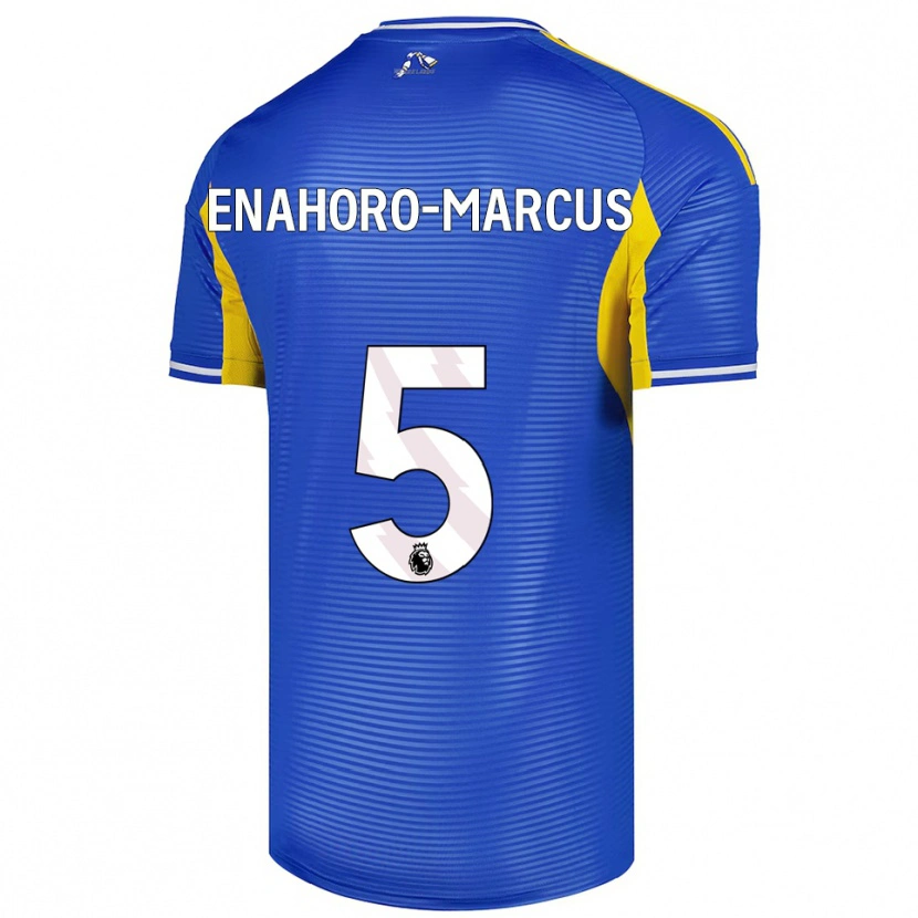 Danxen Damen Louis Enahoro-Marcus #5 Blau Gelb Auswärtstrikot Trikot 2025/26 T-Shirt