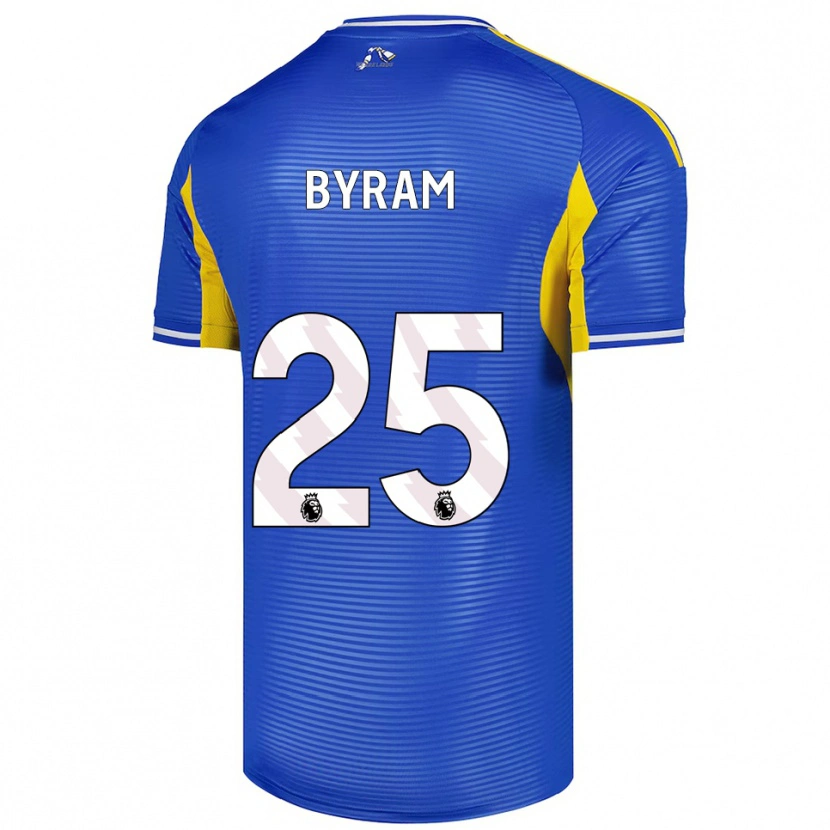 Danxen Damen Sam Byram #25 Blau Gelb Auswärtstrikot Trikot 2025/26 T-Shirt
