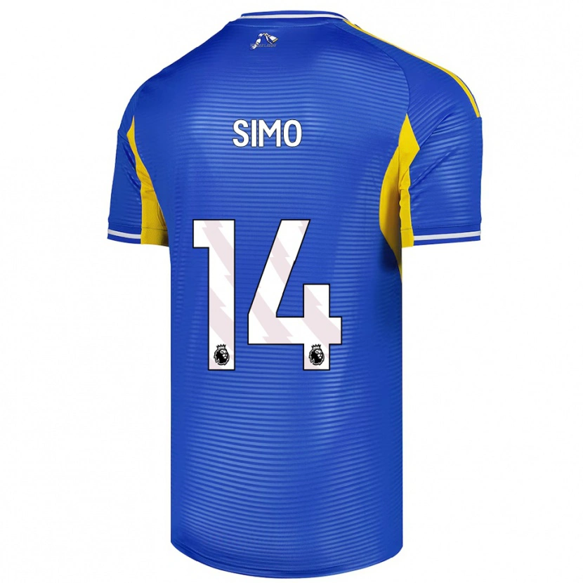 Danxen Damen Elton Simo #14 Blau Gelb Auswärtstrikot Trikot 2025/26 T-Shirt