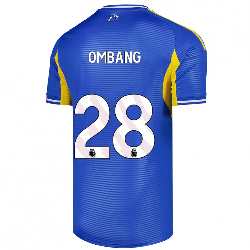 Danxen Damen Darryl Ombang #28 Blau Gelb Auswärtstrikot Trikot 2025/26 T-Shirt