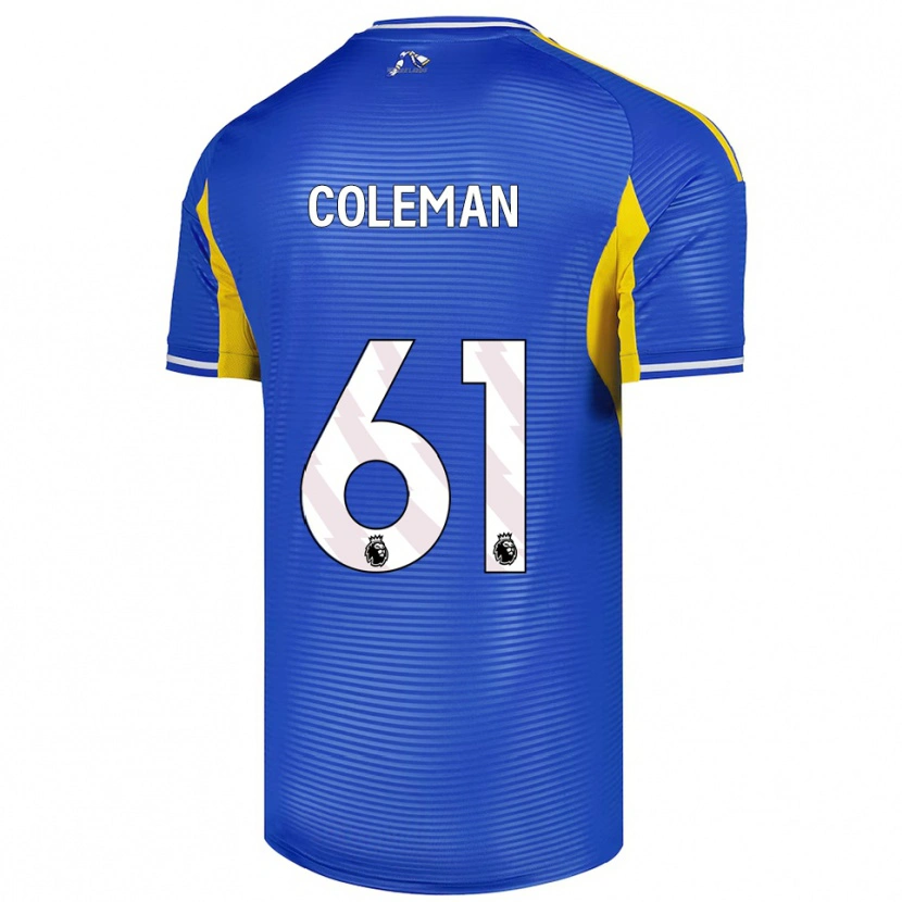 Danxen Damen Cian Coleman #61 Blau Gelb Auswärtstrikot Trikot 2025/26 T-Shirt