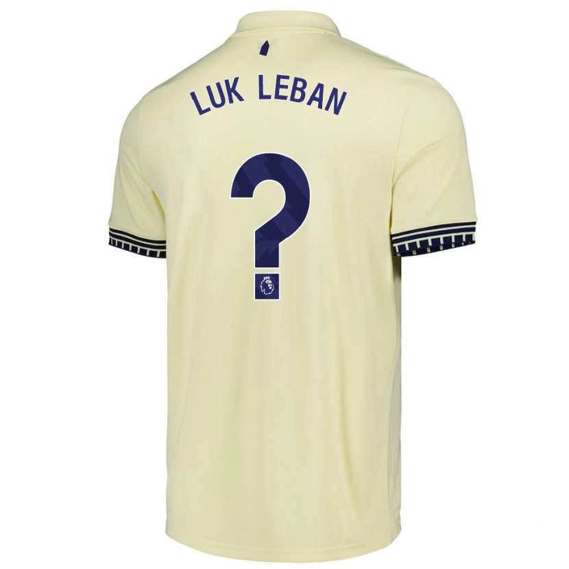 Danxen Damen Zan Luk Leban #0 Creme Weiß Schwarz Auswärtstrikot Trikot 2025/26 T-Shirt