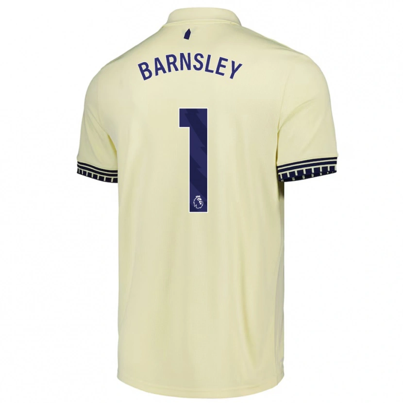 Danxen Damen Fraser Barnsley #1 Creme Weiß Schwarz Auswärtstrikot Trikot 2025/26 T-Shirt
