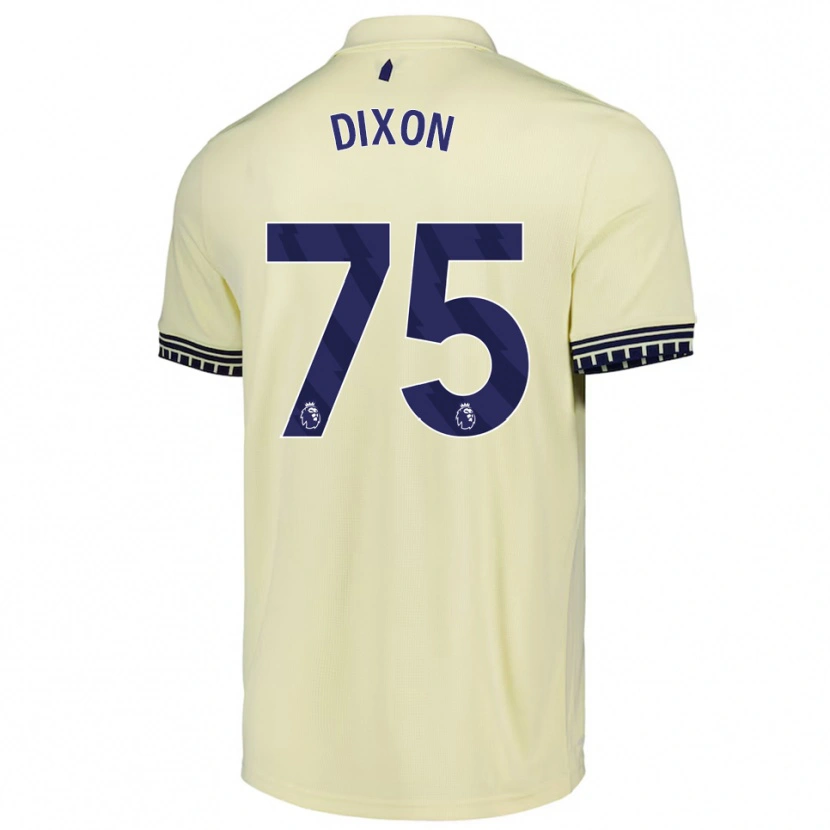 Danxen Damen Roman Dixon #75 Creme Weiß Schwarz Auswärtstrikot Trikot 2025/26 T-Shirt