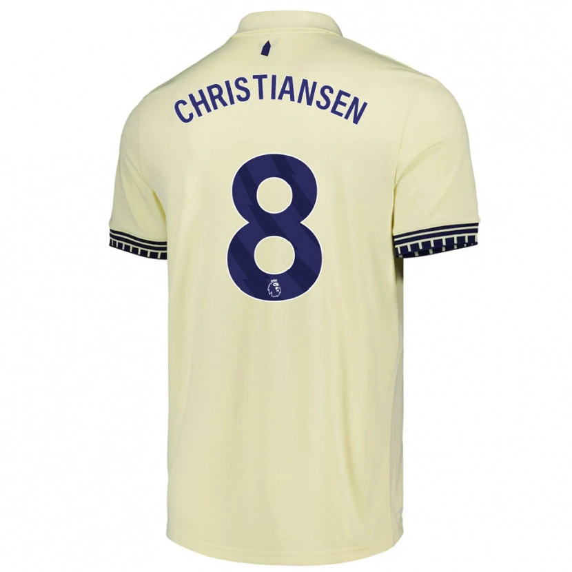 Danxen Damen Izzy Christiansen #8 Creme Weiß Schwarz Auswärtstrikot Trikot 2025/26 T-Shirt