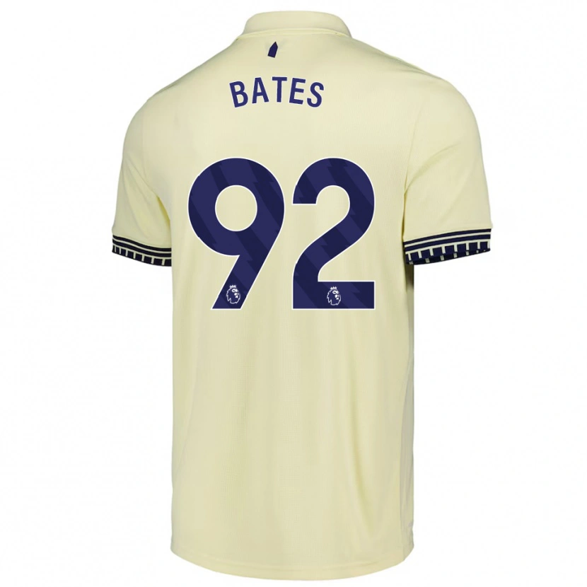 Danxen Damen Callum Bates #92 Creme Weiß Schwarz Auswärtstrikot Trikot 2025/26 T-Shirt