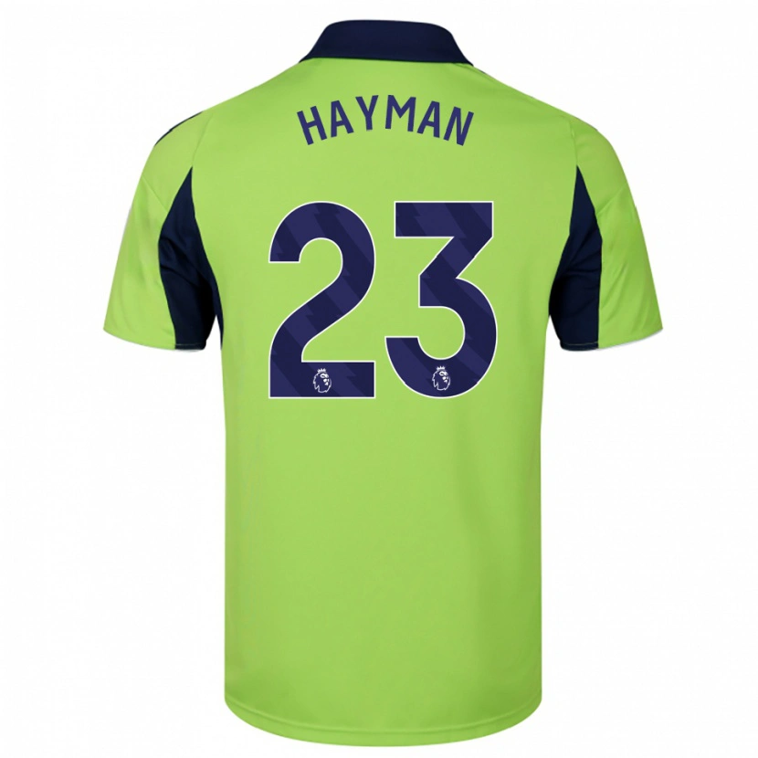 Danxen Damen Alex Hayman #23 Grün Marineblau Weiß Auswärtstrikot Trikot 2025/26 T-Shirt