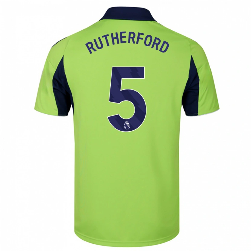 Danxen Damen Leeta Rutherford #5 Grün Marineblau Weiß Auswärtstrikot Trikot 2025/26 T-Shirt