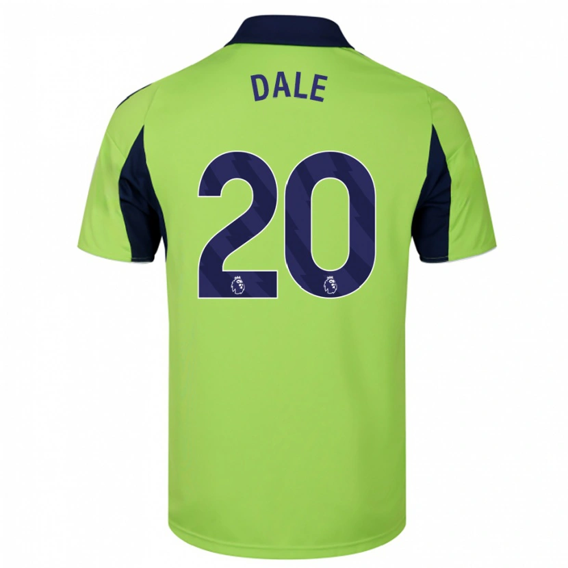 Danxen Damen Olivia Dale #20 Grün Marineblau Weiß Auswärtstrikot Trikot 2025/26 T-Shirt