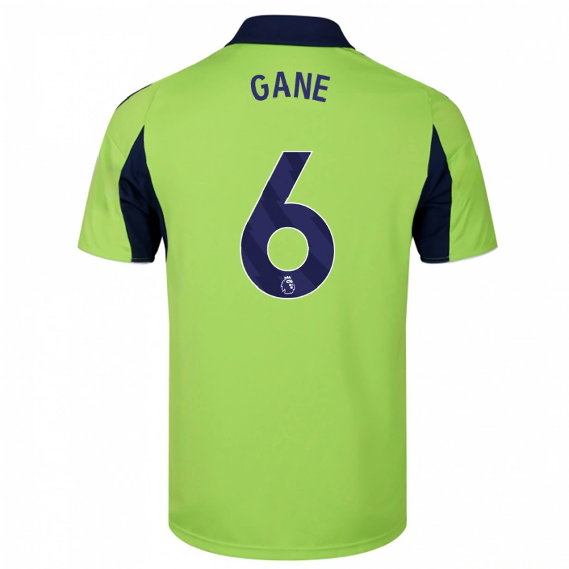 Danxen Damen Evie Gane #6 Grün Marineblau Weiß Auswärtstrikot Trikot 2025/26 T-Shirt