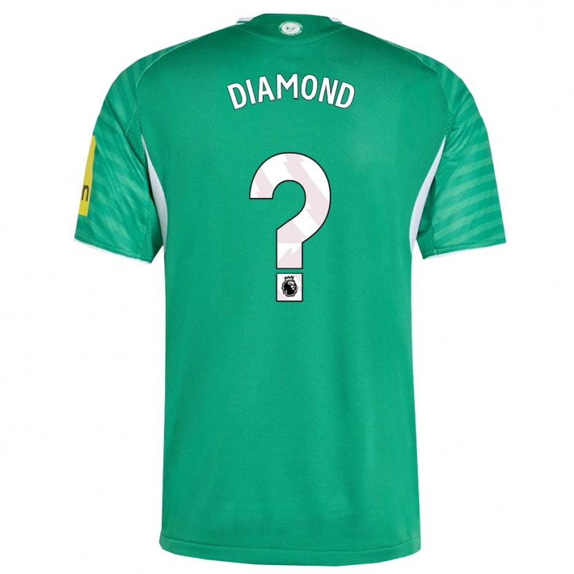 Danxen Damen James Diamond #0 Grün Weiß Auswärtstrikot Trikot 2025/26 T-Shirt