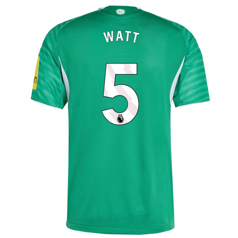 Danxen Damen Olivia Watt #5 Grün Weiß Auswärtstrikot Trikot 2025/26 T-Shirt