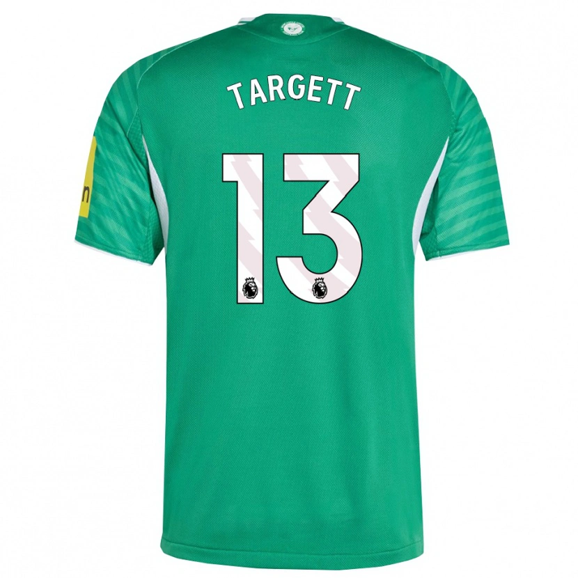 Danxen Damen Matt Targett #13 Grün Weiß Auswärtstrikot Trikot 2025/26 T-Shirt