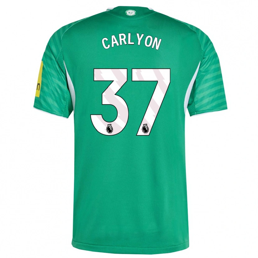 Danxen Damen Nathan Carlyon #37 Grün Weiß Auswärtstrikot Trikot 2025/26 T-Shirt