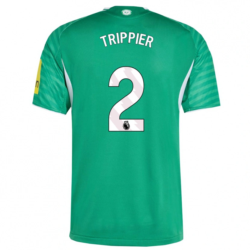 Danxen Damen Kieran Trippier #2 Grün Weiß Auswärtstrikot Trikot 2025/26 T-Shirt