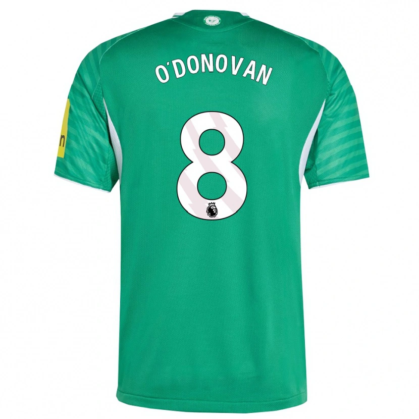 Danxen Damen Alex O'donovan #8 Grün Weiß Auswärtstrikot Trikot 2025/26 T-Shirt