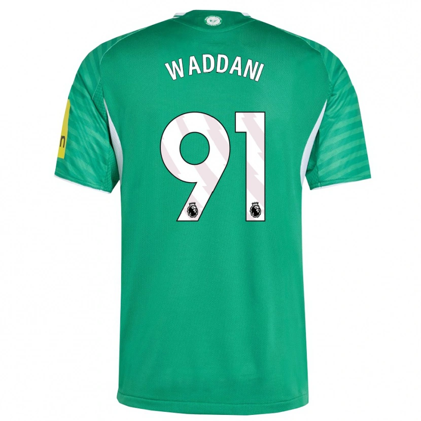 Danxen Damen Mohamed Waddani #91 Grün Weiß Auswärtstrikot Trikot 2025/26 T-Shirt