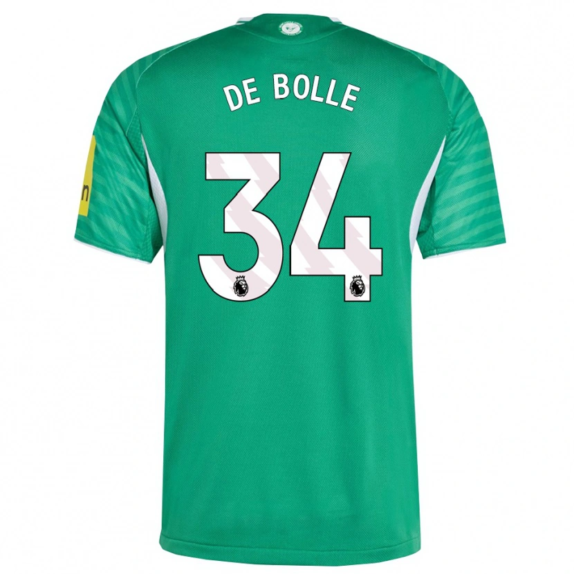 Danxen Damen Lucas De Bolle #34 Grün Weiß Auswärtstrikot Trikot 2025/26 T-Shirt