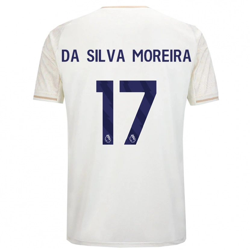 Danxen Damen Eric Da Silva Moreira #17 Creme Weiß Schwarz Auswärtstrikot Trikot 2025/26 T-Shirt