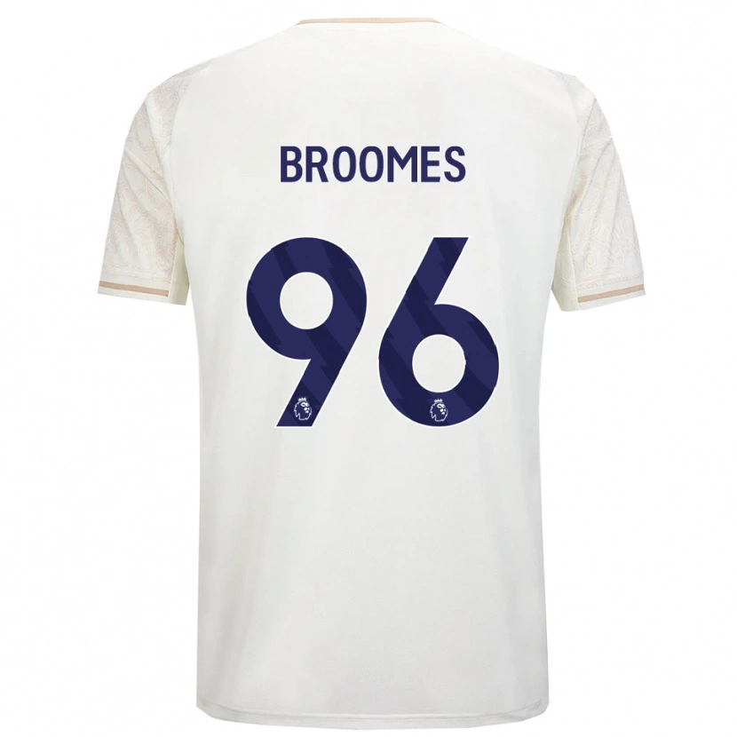 Danxen Damen Ethan Broomes #96 Creme Weiß Schwarz Auswärtstrikot Trikot 2025/26 T-Shirt