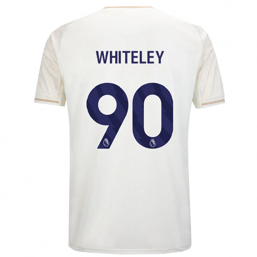Danxen Damen Jonathan Whiteley #90 Creme Weiß Schwarz Auswärtstrikot Trikot 2025/26 T-Shirt