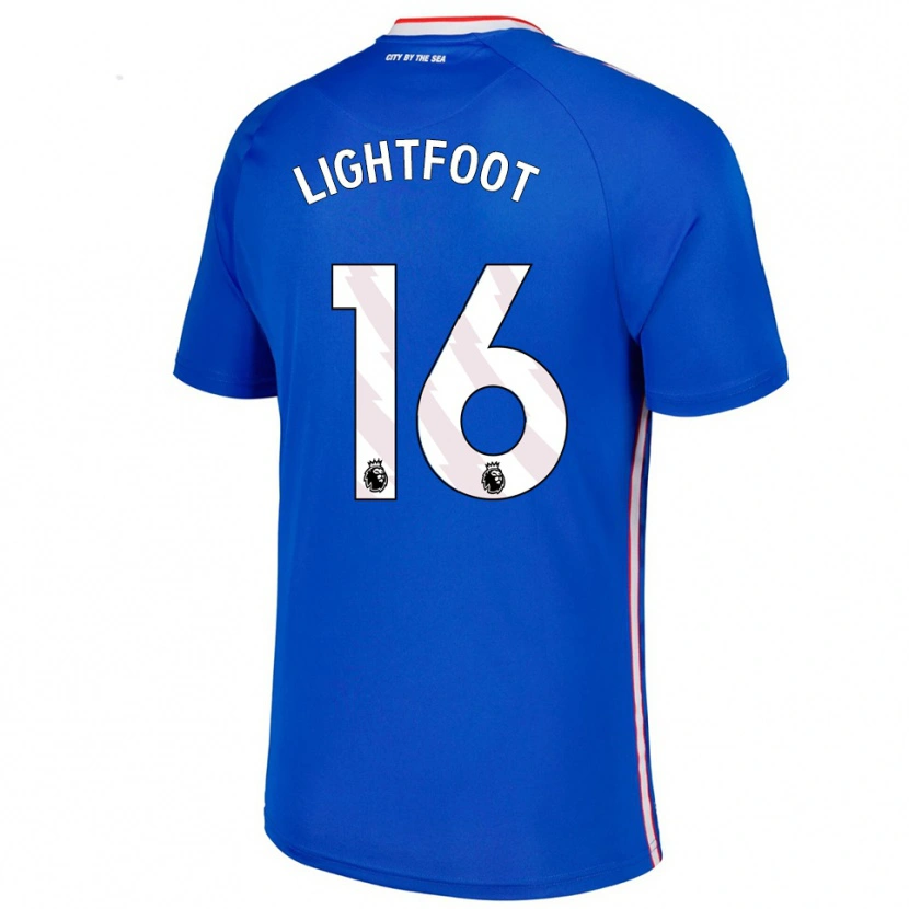 Danxen Damen Archie Lightfoot #16 Blau Weiß Auswärtstrikot Trikot 2025/26 T-Shirt