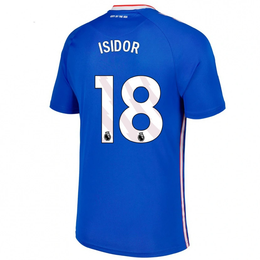 Danxen Damen Wilson Isidor #18 Blau Weiß Auswärtstrikot Trikot 2025/26 T-Shirt