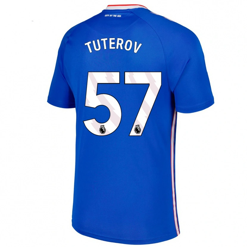 Danxen Damen Timur Tuterov #57 Blau Weiß Auswärtstrikot Trikot 2025/26 T-Shirt