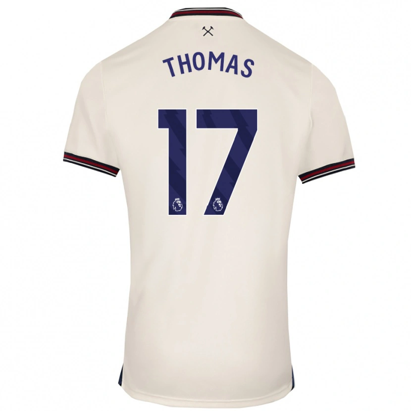 Danxen Damen Isaac Thomas #17 Creme Weiß Auswärtstrikot Trikot 2025/26 T-Shirt