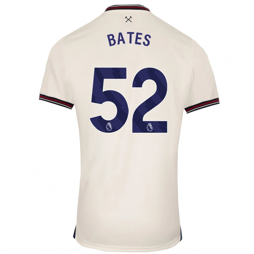 Danxen Damen Billy Bates #52 Creme Weiß Auswärtstrikot Trikot 2025/26 T-Shirt