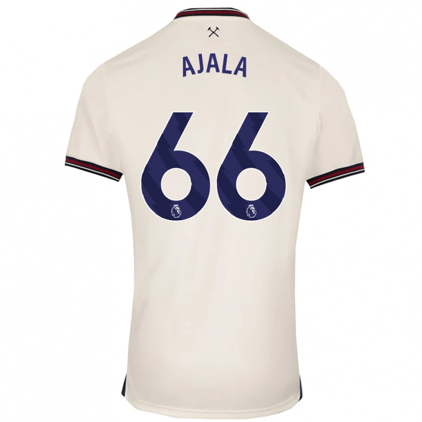 Danxen Damen Joshua Ajala #66 Creme Weiß Auswärtstrikot Trikot 2025/26 T-Shirt