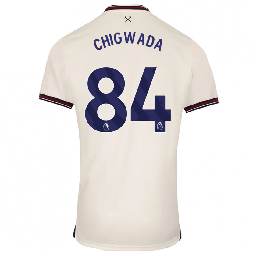 Danxen Damen David Chigwada #84 Creme Weiß Auswärtstrikot Trikot 2025/26 T-Shirt