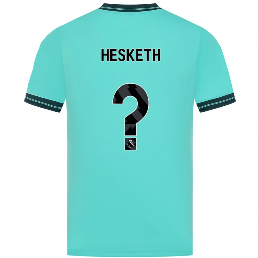 Danxen Damen Owen Hesketh #0 Himmelblau Grün Auswärtstrikot Trikot 2025/26 T-Shirt