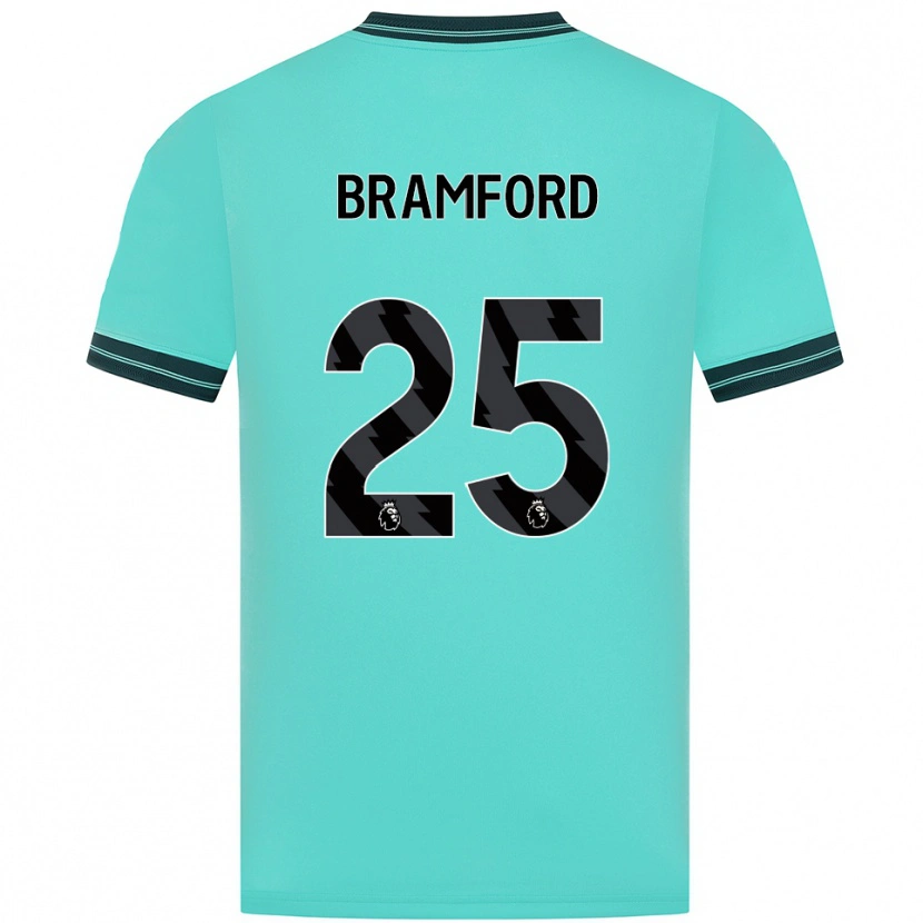 Danxen Damen Sophie Bramford #25 Himmelblau Grün Auswärtstrikot Trikot 2025/26 T-Shirt