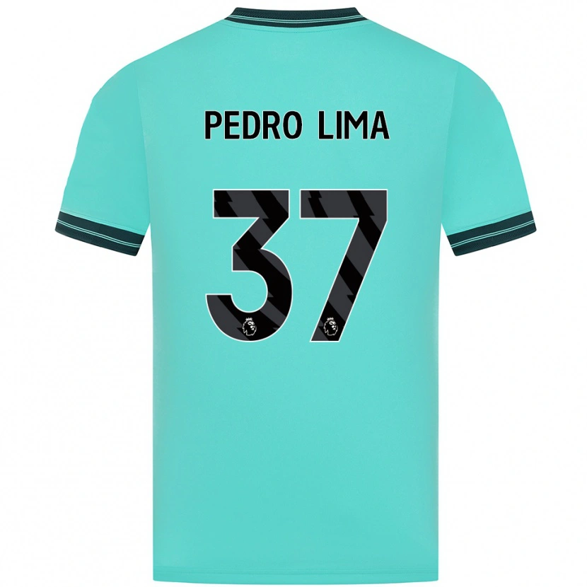 Danxen Damen Pedro Lima #37 Himmelblau Grün Auswärtstrikot Trikot 2025/26 T-Shirt