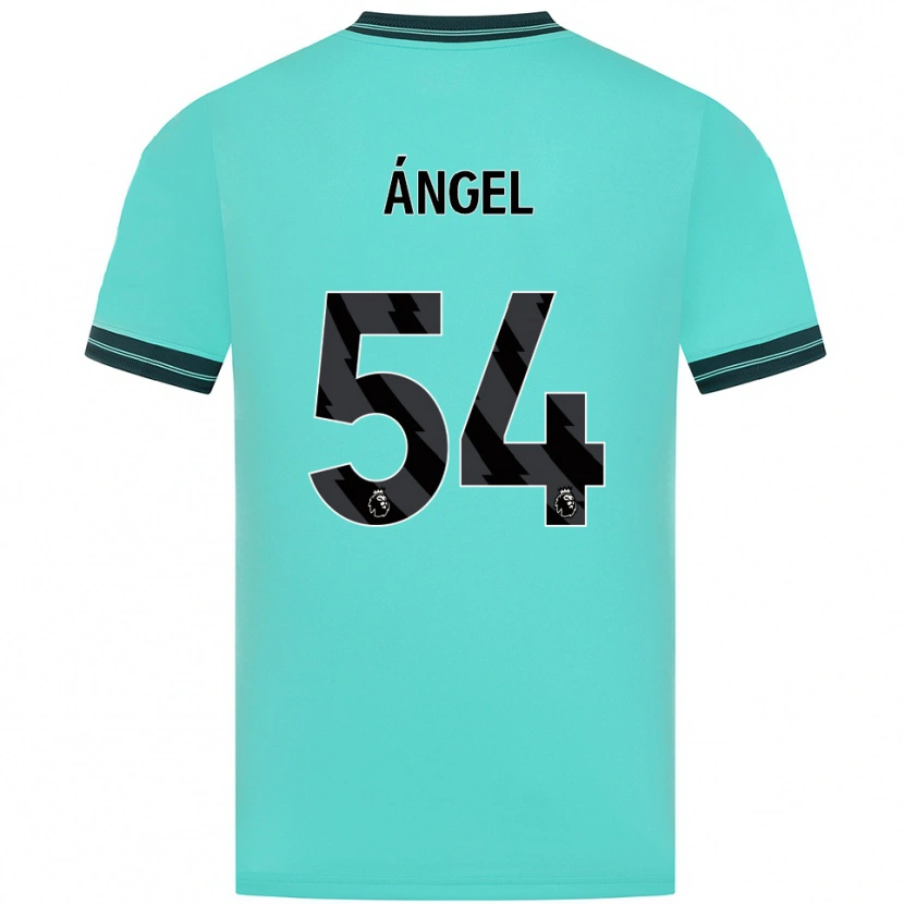 Danxen Damen Dani Ángel #54 Himmelblau Grün Auswärtstrikot Trikot 2025/26 T-Shirt