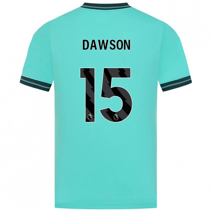 Danxen Damen Craig Dawson #15 Himmelblau Grün Auswärtstrikot Trikot 2025/26 T-Shirt