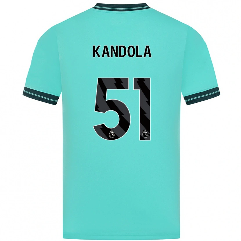 Danxen Damen Kam Kandola #51 Himmelblau Grün Auswärtstrikot Trikot 2025/26 T-Shirt