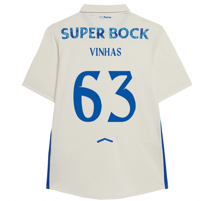 Danxen Damen David Vinhas #63 Weiß Blau Ausweichtrikot Trikot 2025/26 T-Shirt