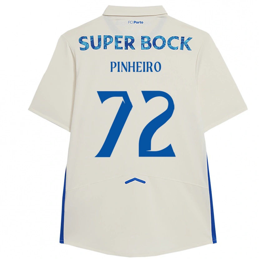 Danxen Damen Rodrigo Pinheiro #72 Weiß Blau Ausweichtrikot Trikot 2025/26 T-Shirt