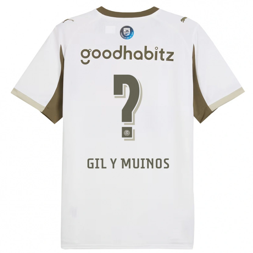Danxen Damen Yael Gil Y Muinos #0 Weiß Grau Ausweichtrikot Trikot 2025/26 T-Shirt
