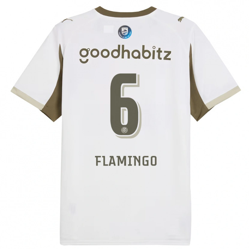 Danxen Damen Ryan Flamingo #6 Weiß Grau Ausweichtrikot Trikot 2025/26 T-Shirt