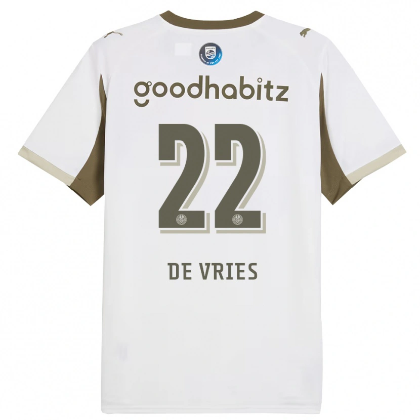 Danxen Damen Lyam De Vries #22 Weiß Grau Ausweichtrikot Trikot 2025/26 T-Shirt