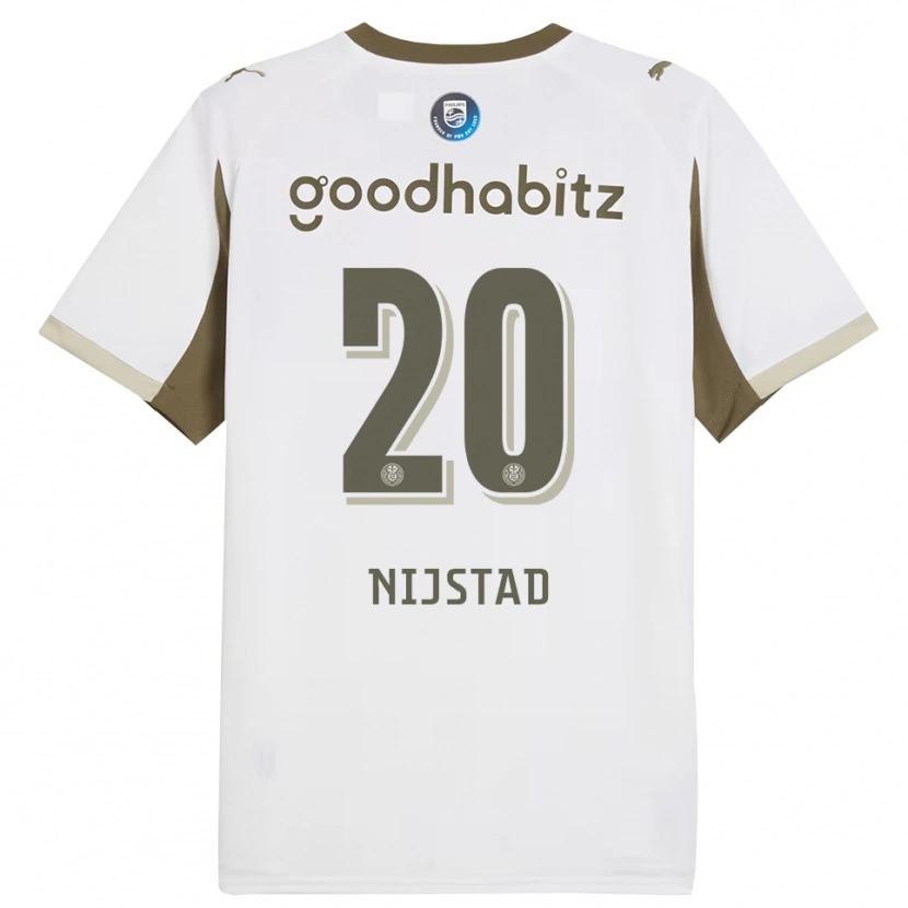 Danxen Damen Nina Nijstad #20 Weiß Grau Ausweichtrikot Trikot 2025/26 T-Shirt