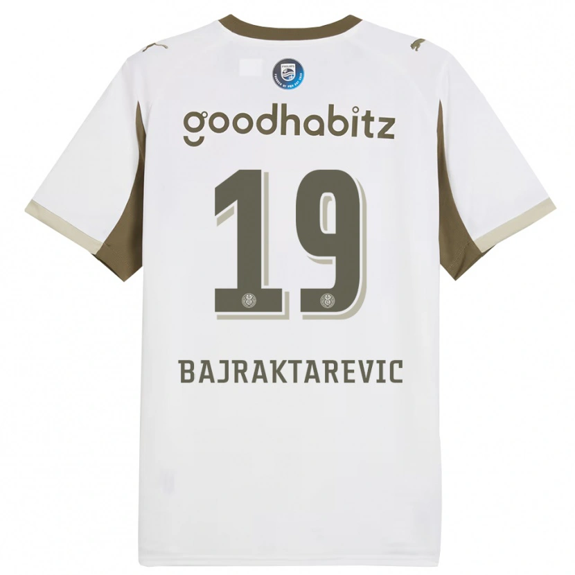 Danxen Damen Esmir Bajraktarević #19 Weiß Grau Ausweichtrikot Trikot 2025/26 T-Shirt