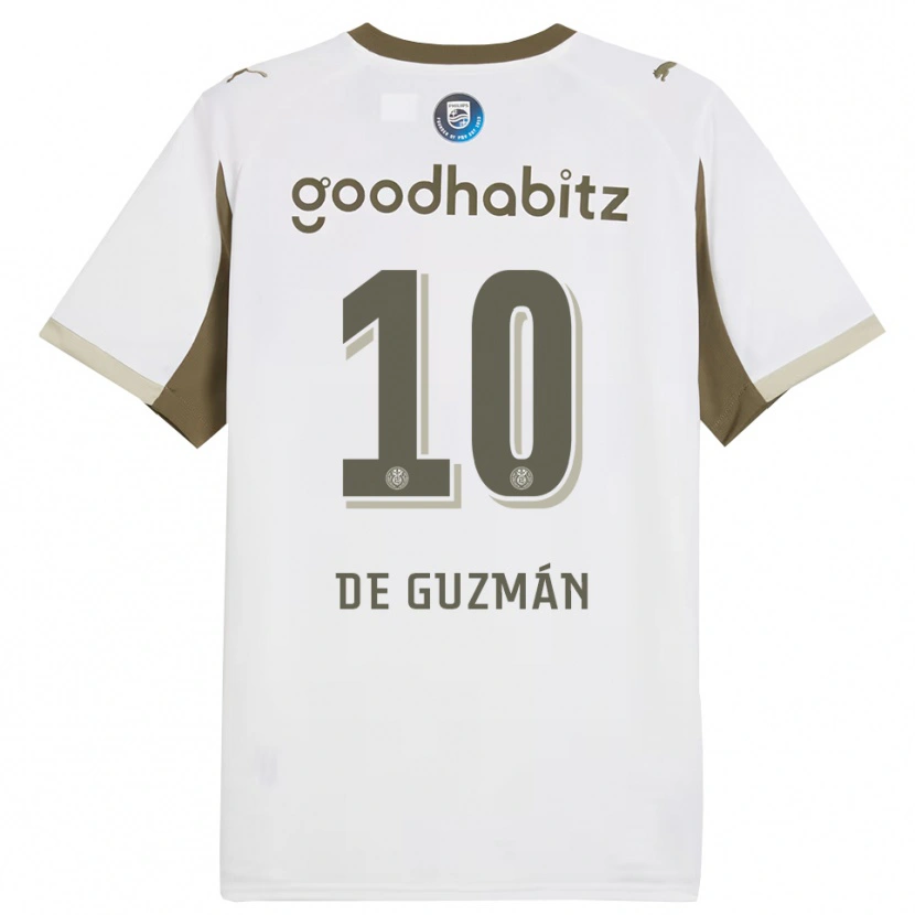 Danxen Damen Jaden De Guzmán #10 Weiß Grau Ausweichtrikot Trikot 2025/26 T-Shirt