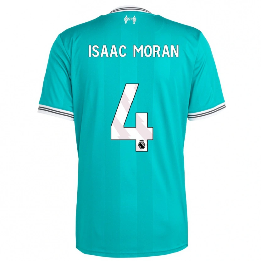 Danxen Damen Isaac Moran #4 Grün Weiß Ausweichtrikot Trikot 2025/26 T-Shirt